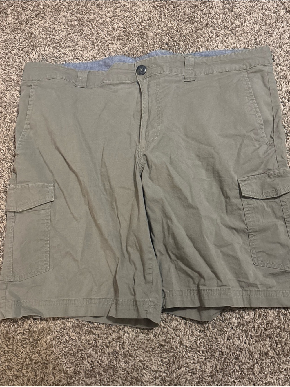 Columbia Men Activewear Cargo Shorts 38w 10L Tan  Outdoor Hiking Fishing